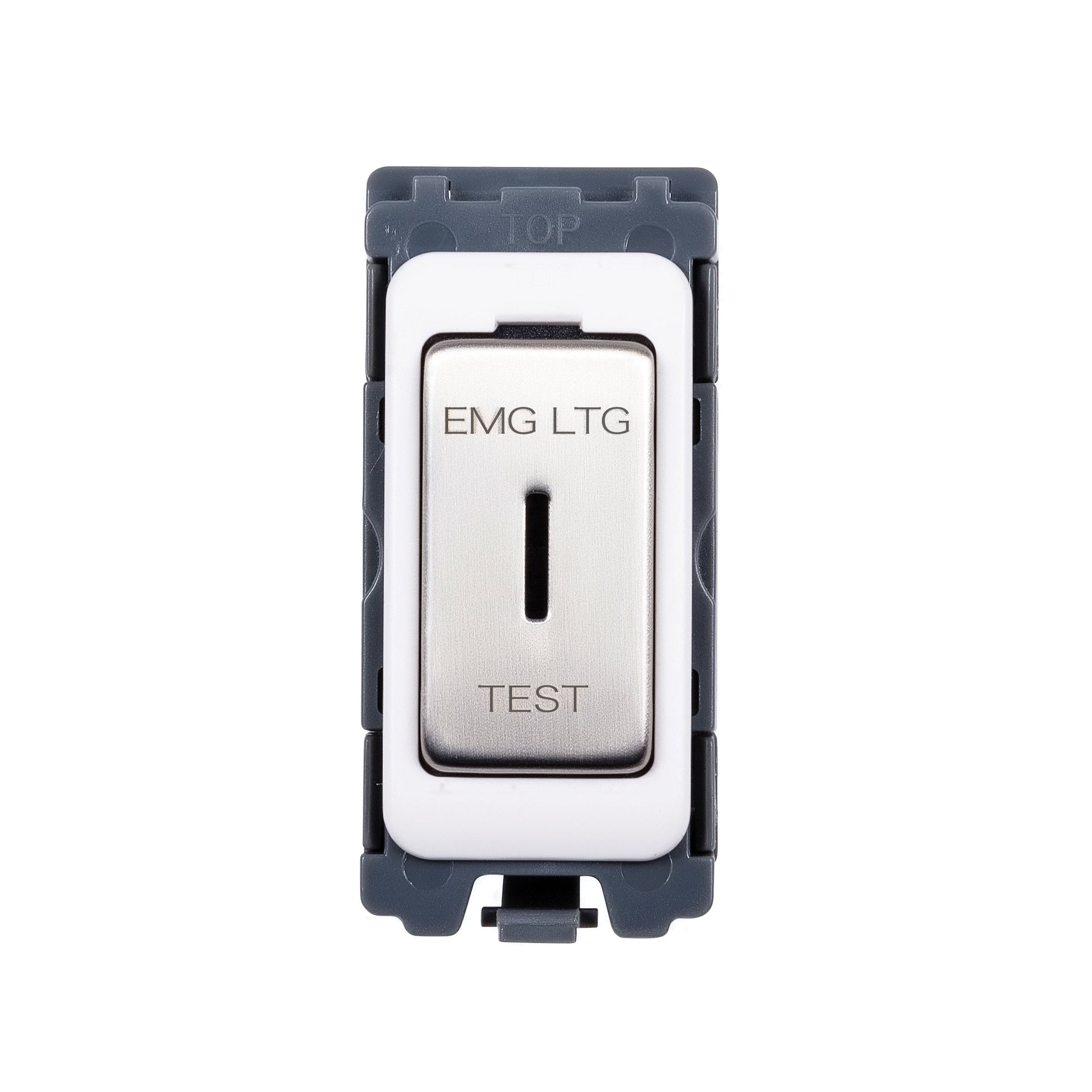 Niglon M2-12EL-BC 20A 2 Way Emergency Lighting Keyswitch Module Polished Chrome