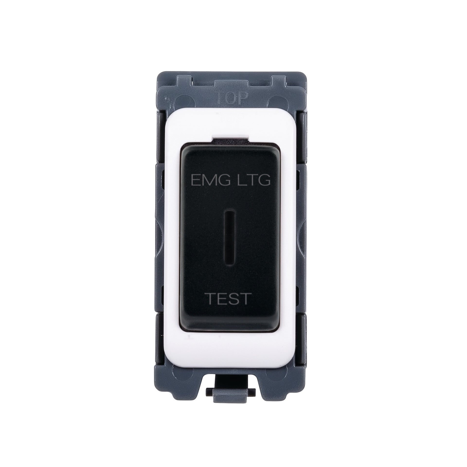 Niglon M2-12EL-MB Matrix20 20A 2 Way Emergency Lighting Keyswitch Module Matt Black