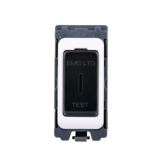 Niglon M2-DPEL-MB Matrix20 20A DP Emergency Lighting Keyswitch Module Matt Black