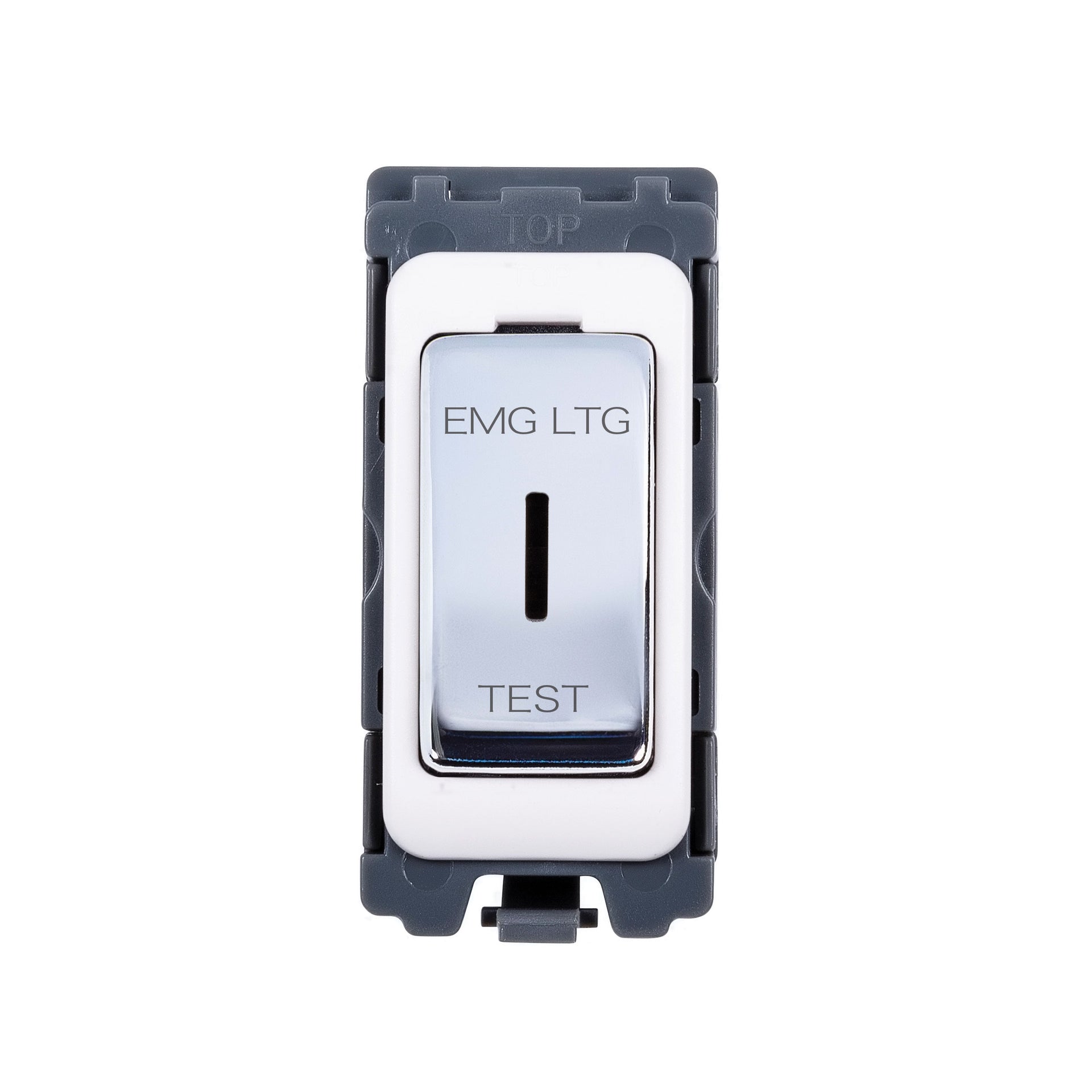 Niglon M2-DPEL-PC 20A DP Emergency Lighting Keyswitch Module Polished Chrome