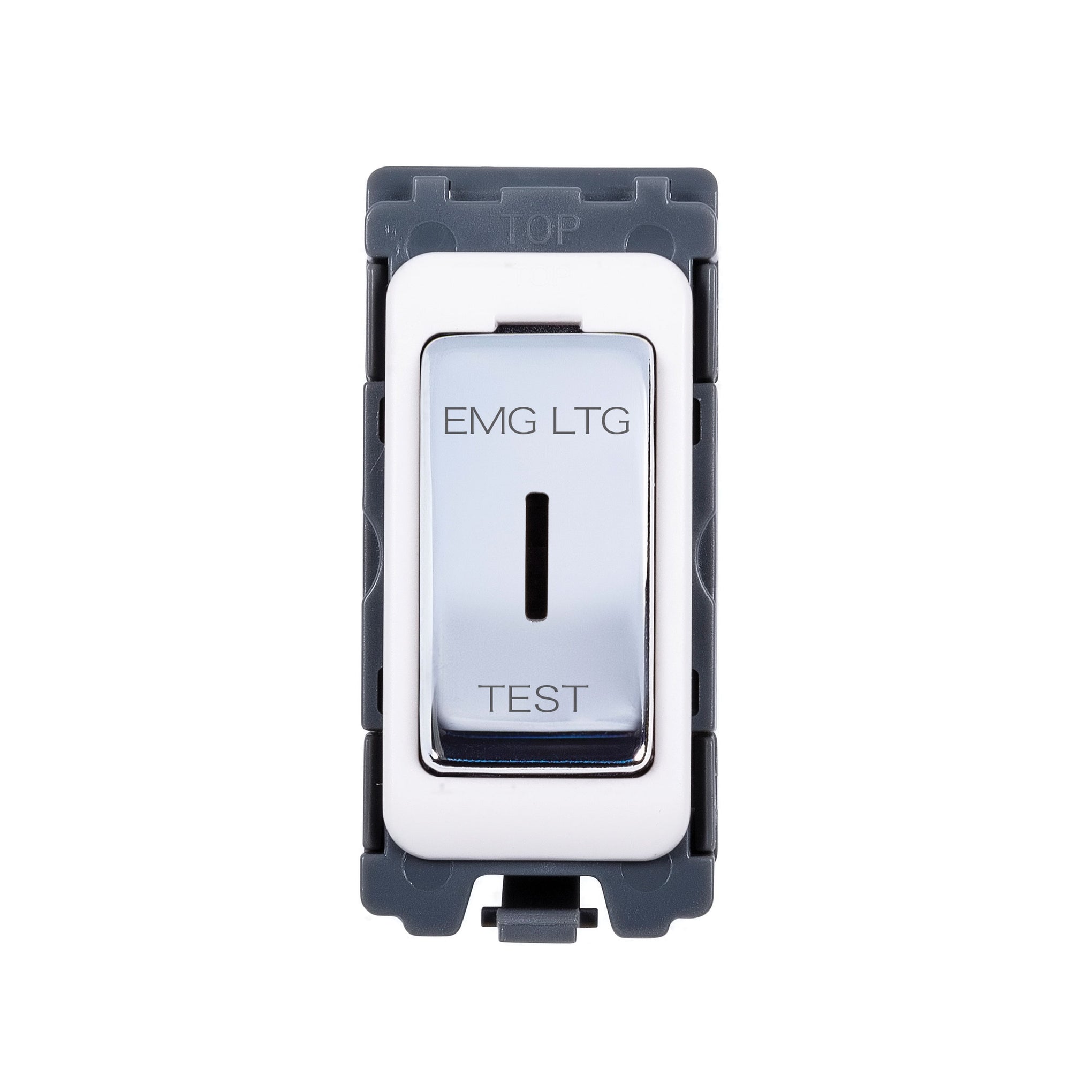 Niglon M2-DPEL-PC 20A DP Emergency Lighting Keyswitch Module Polished Chrome