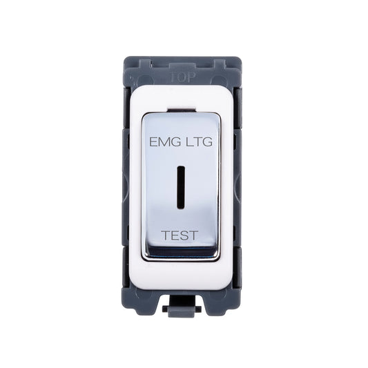 Niglon M2-DPEL-PC 20A DP Emergency Lighting Keyswitch Module Polished Chrome