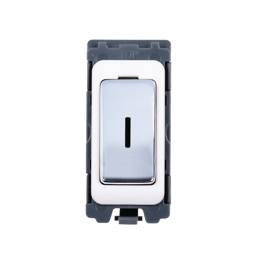 Niglon M2-12KY-PC 20A 2 Way Keyswitch Module Polished Chrome