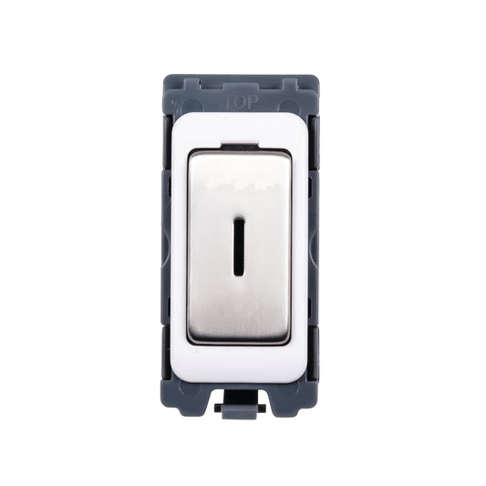 Niglon M2-12KY-BC 20A 2 Way Keyswitch Module Brushed Chrome
