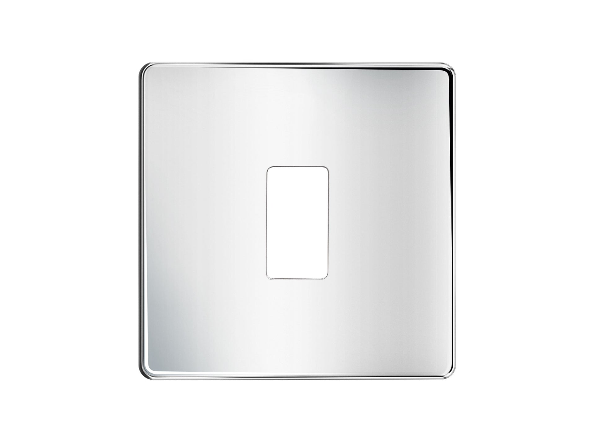 Niglon M2-GP1-SPC 1 Gang Grid Faceplate Polished Chrome
