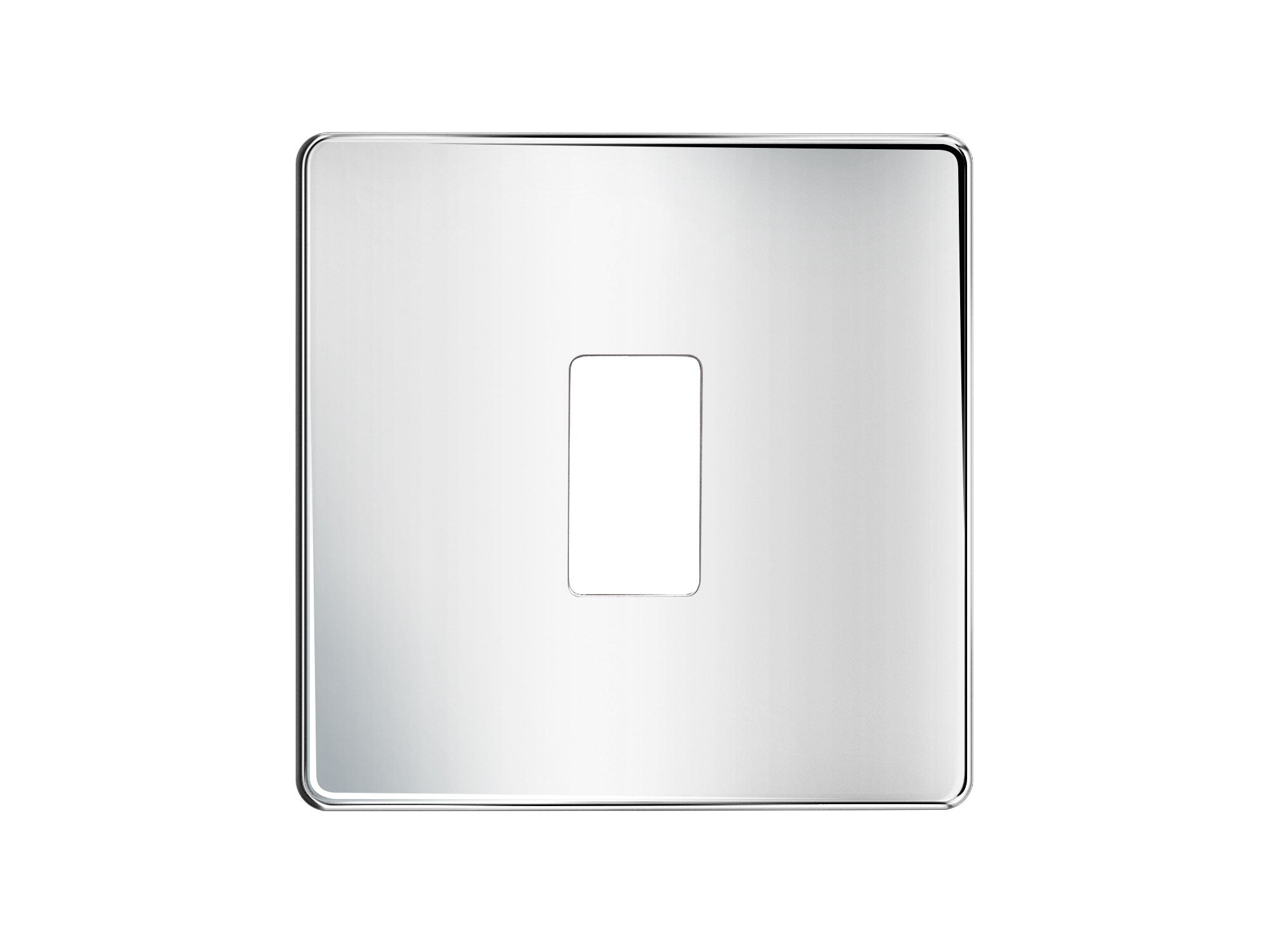 Niglon M2-GP1-SPC 1 Gang Grid Faceplate Polished Chrome