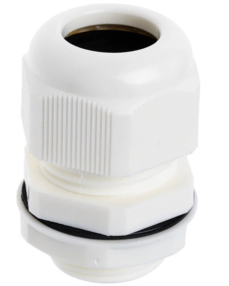 Switchtec SCG-M20-W SCL 20mm Cable Gland with Locknut (6-12mm) White