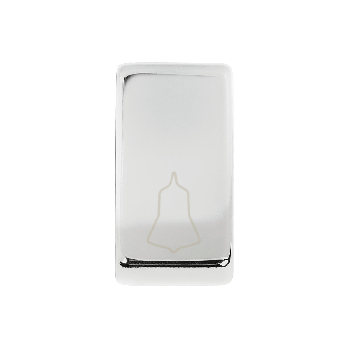 Niglon M2R-BEL-PC Bell Symbol Rocker Cap Polished Chrome