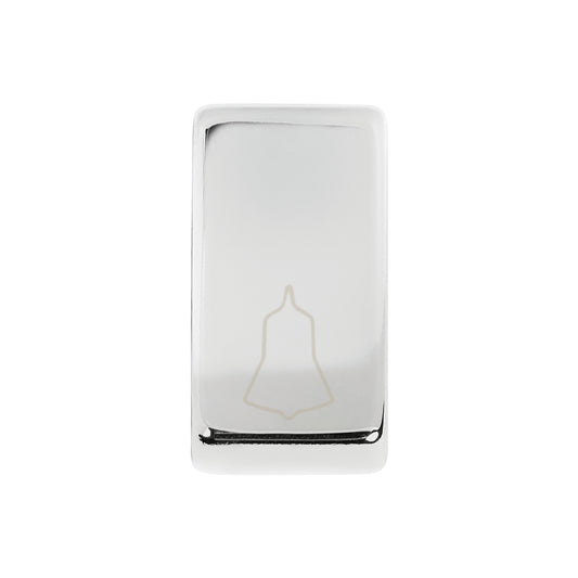 Niglon M2R-BEL-PC Bell Symbol Rocker Cap Polished Chrome