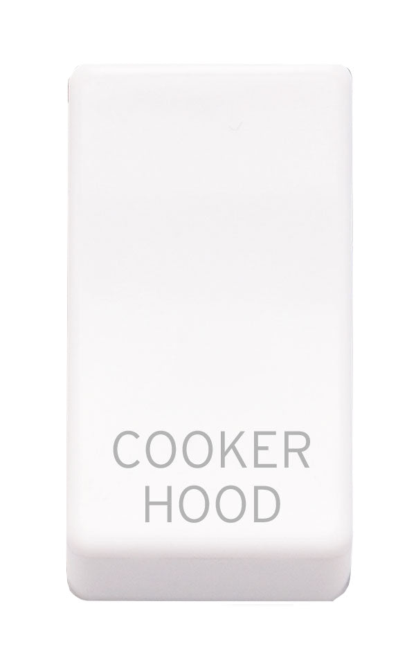 Niglon M2R-CKH-W Cooker Hood Rocker Cap White Moulded