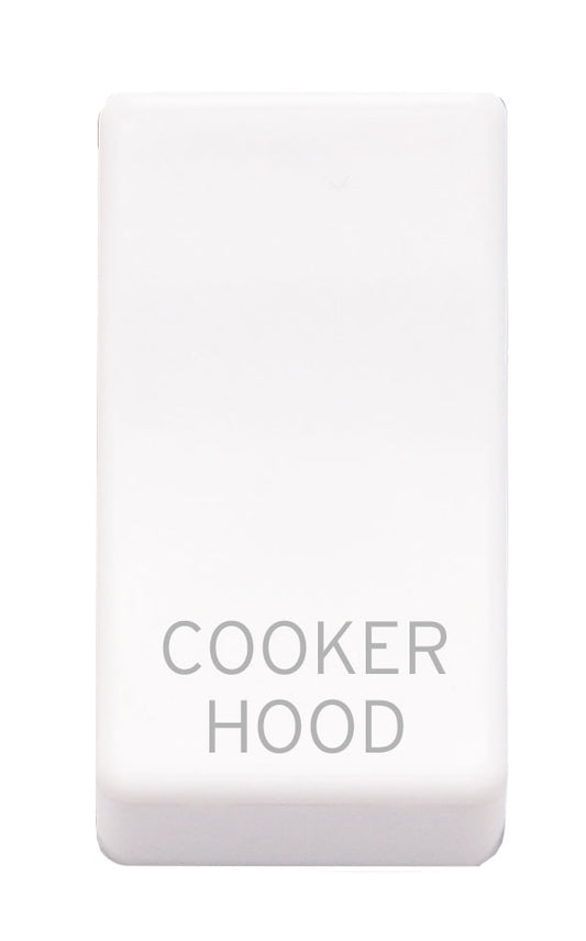 Niglon M2R-CKH-W Cooker Hood Rocker Cap White Moulded