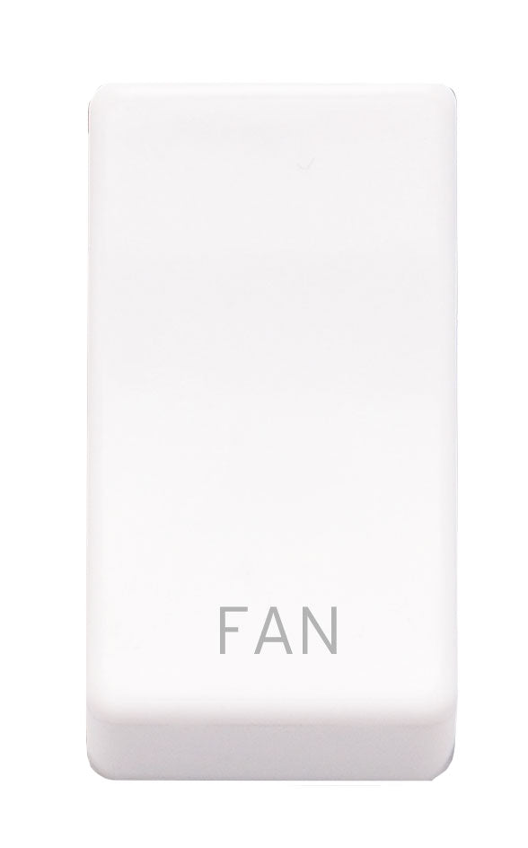 Niglon M2R-FAN-W Fan Rocker Cap White Moulded