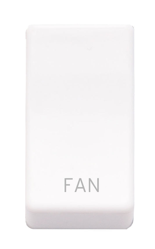 Niglon M2R-FAN-W Fan Rocker Cap White Moulded