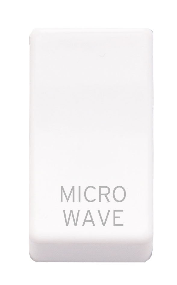 Niglon M2R-MOW-W Microwave Rocker Cap White Moulded