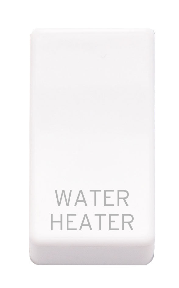 Niglon M2R-WHT-W Water Heater Rocker Cap White Moulded
