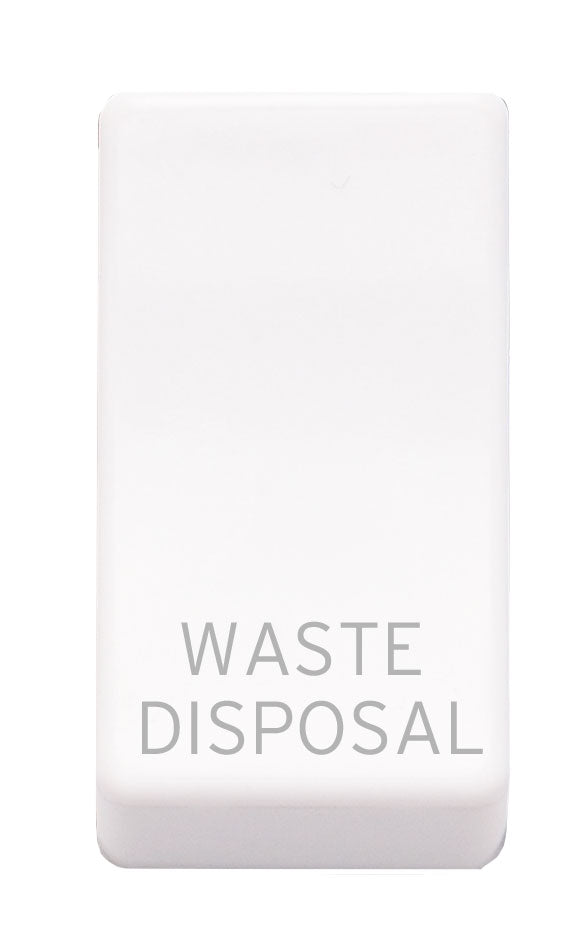 Niglon M2R-WST-W Waste Disposal Rocker Cap White Moulded