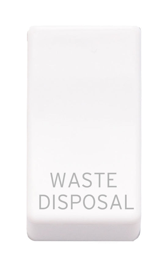 Niglon M2R-WST-W Waste Disposal Rocker Cap White Moulded