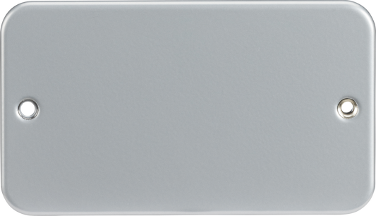 Knightsbridge M8600 2 Gang Blank Plate Metal Clad
