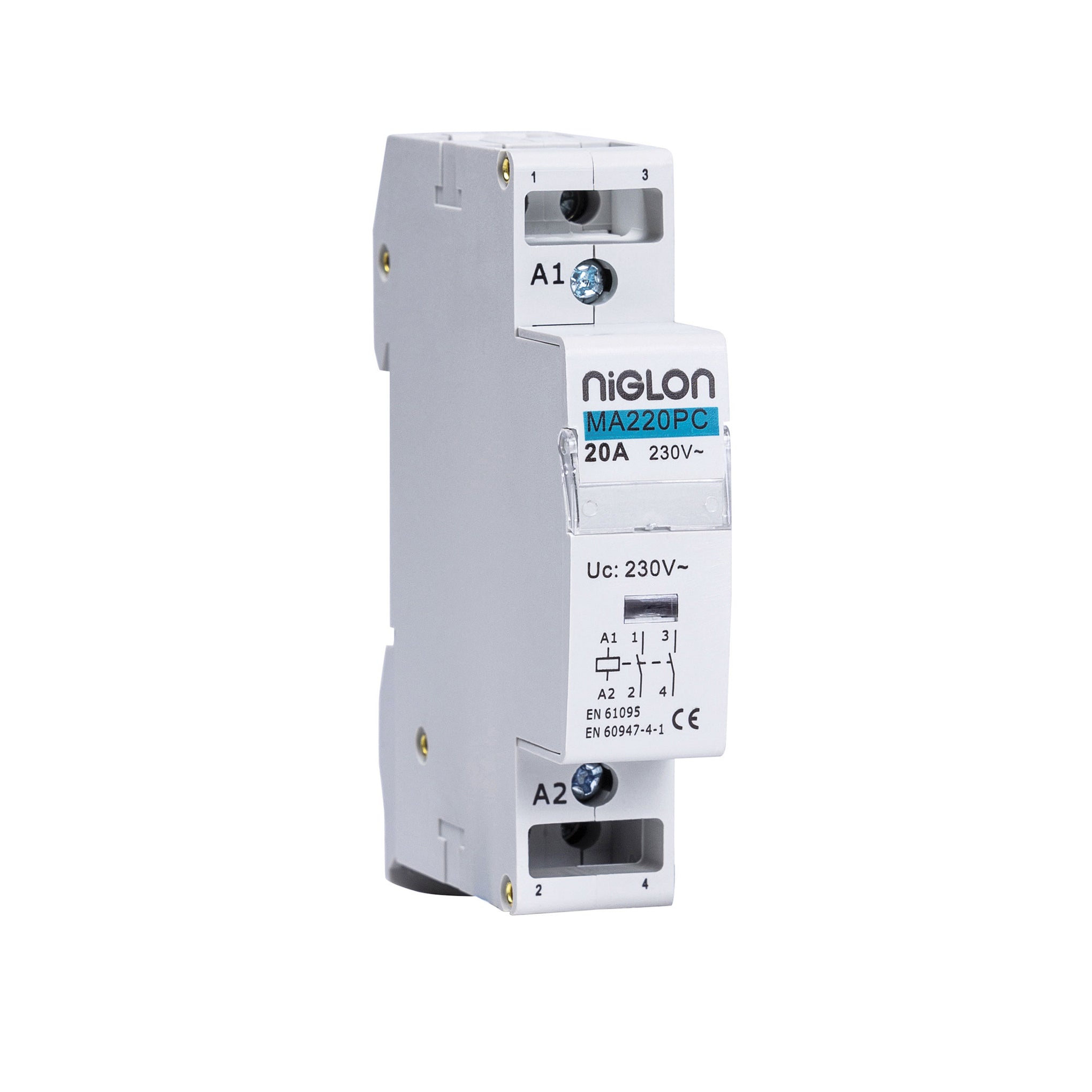Niglon MA220PC 20A 2P Modular Contactor 230V