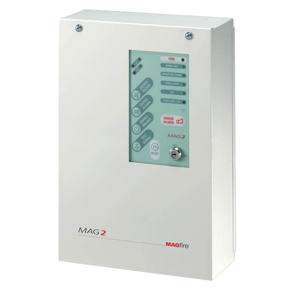 ESP MAG2 MagFire 2 Zone Conventional Fire Alarm Panel White