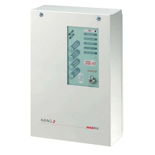 ESP MAG2 MagFire 2 Zone Conventional Fire Alarm Panel White