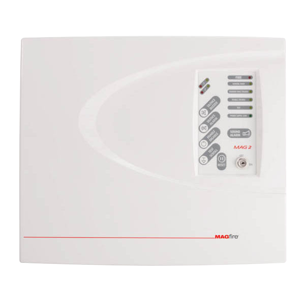 ESP MAG2P MagFire 2 Zone Conventional Fire Alarm Panel White