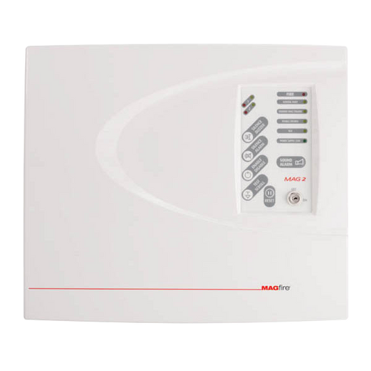 ESP MAG2P MagFire 2 Zone Conventional Fire Alarm Panel White
