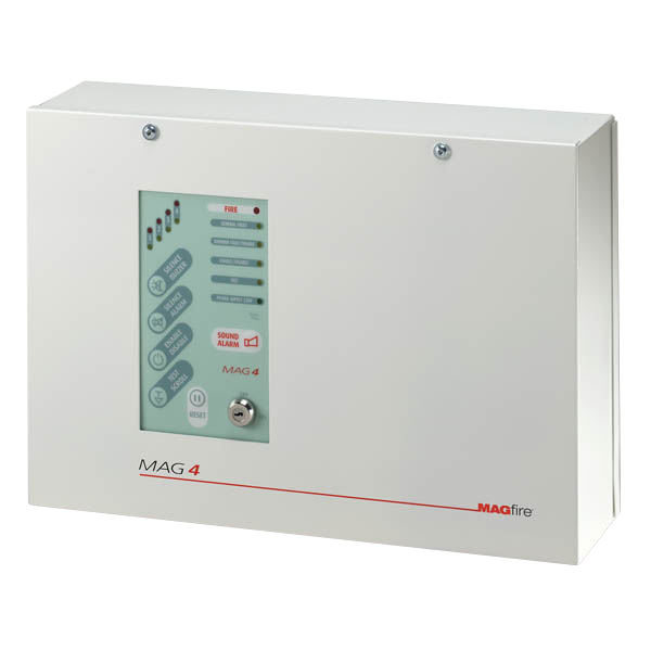 ESP MAG4 MagFire 4 Zone Conventional Fire Alarm Panel White