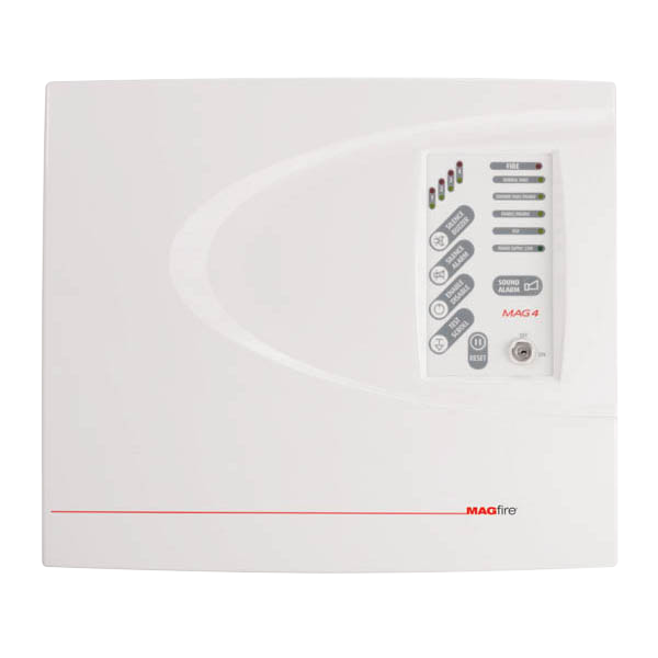 ESP MAG4P MagFire 4 Zone Conventional Fire Alarm Panel White