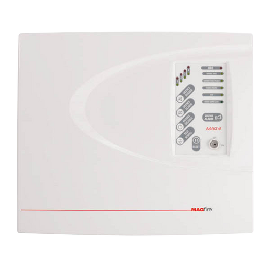 ESP MAG4P MagFire 4 Zone Conventional Fire Alarm Panel White