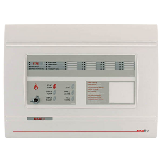 ESP MAG816 MagFire 8-16 Zone Conventional Fire Alarm Panel White