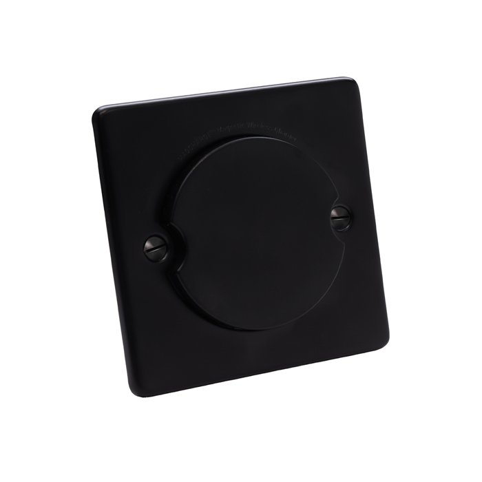 MagCharge MAGC1BK Qi2 1 Gang Magnetic Phone Charger Outlet Matt Black