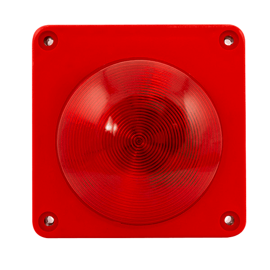 ESP MAGDUOSIP55 MagDuo 2 Wire Square Strobe IP55 Red