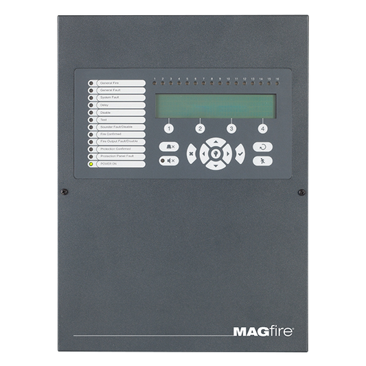 ESP MAGPRO16G MagPro 16 Zone Addressable Fire Panel Dark Grey