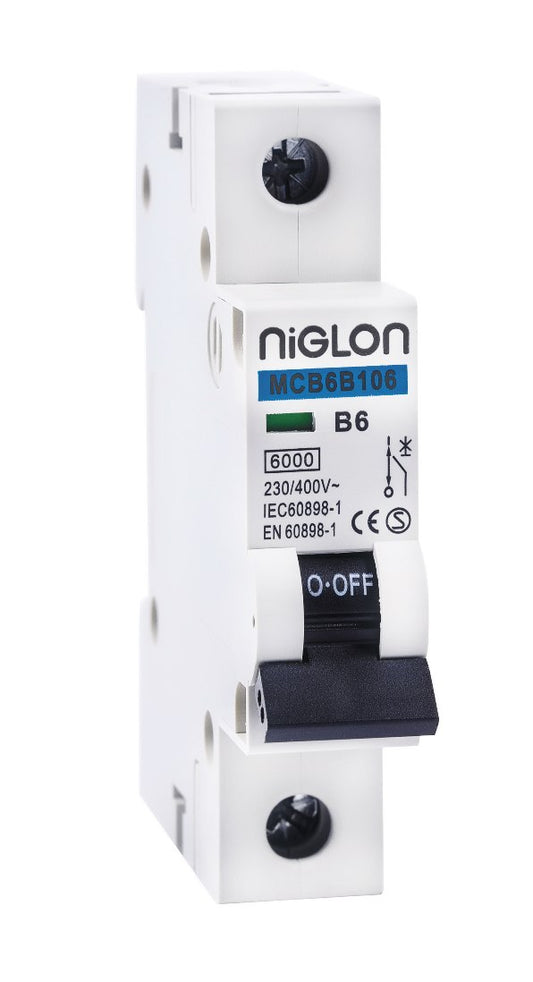 Niglon MCB6B1-63 63A SP Type B MCB (6KA)