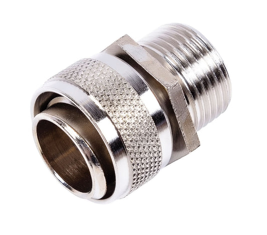Niglon MFG5050 50mm x M50 Straight Connector Brass