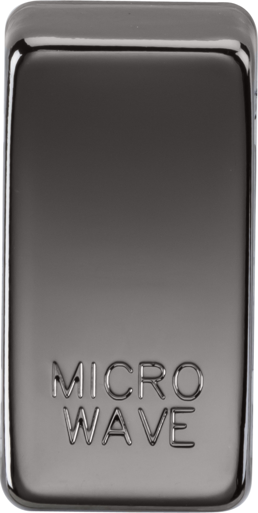 Knightsbridge GDMICROBN Microwave Rocker Cap Black Nickel