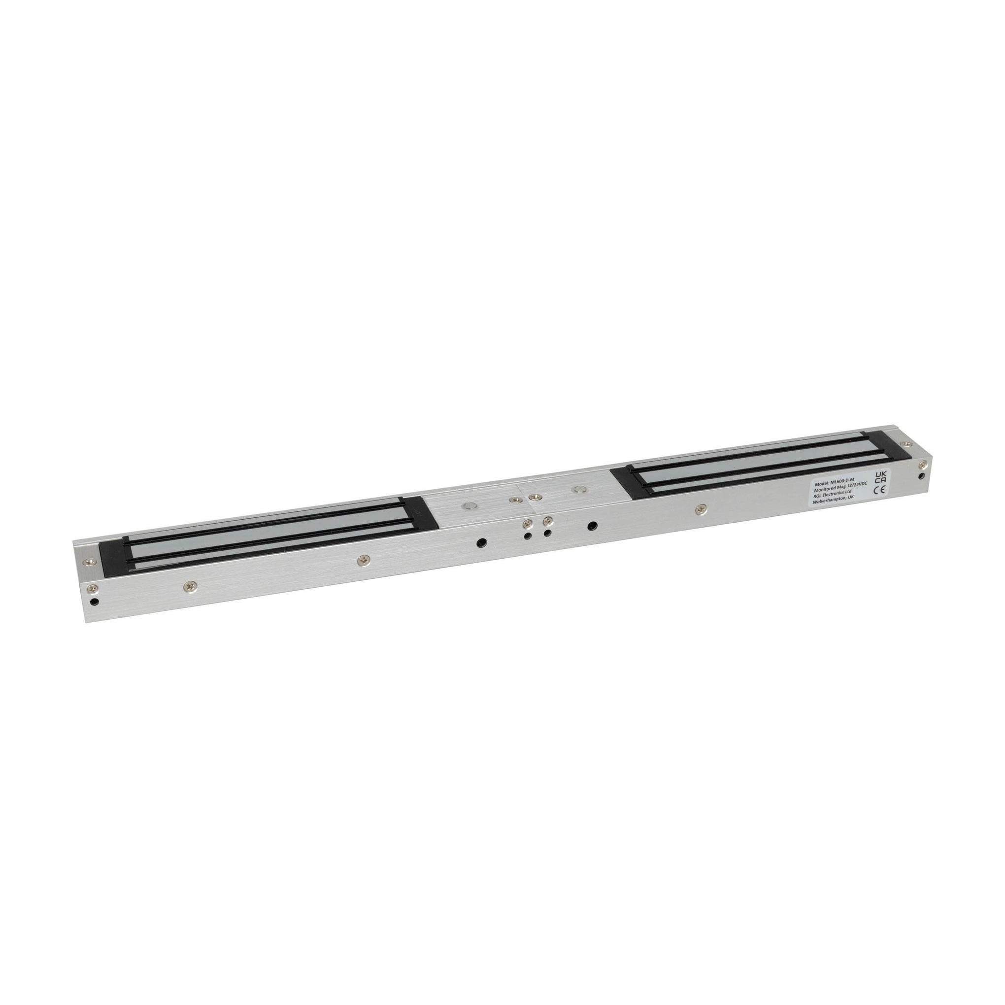 RGL ML600-D 12-24V DC 280kg Double Slimline Mini Maglock Aluminium
