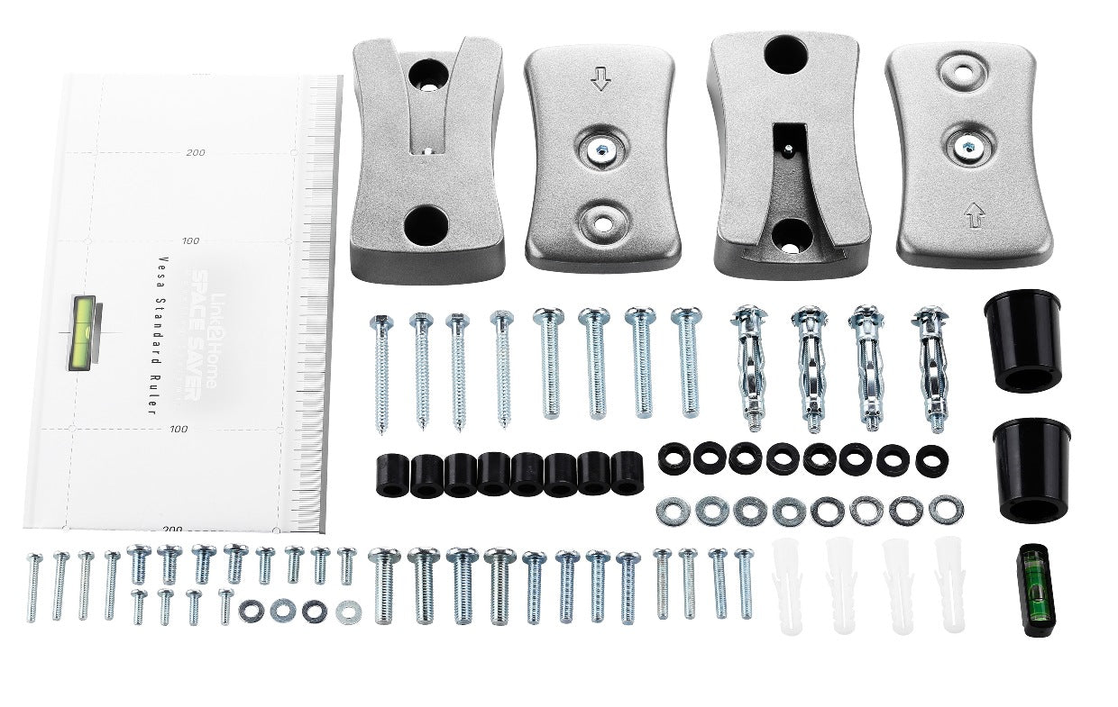 Link 2 Home MP0096-01 Space Saver Fixed Wall Mount TV Bracket