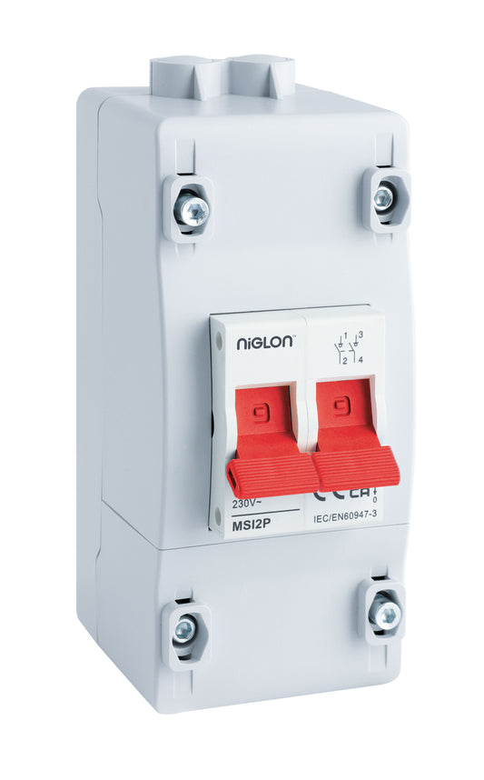 Niglon MSI2P 100A DP Meter Supply Switch