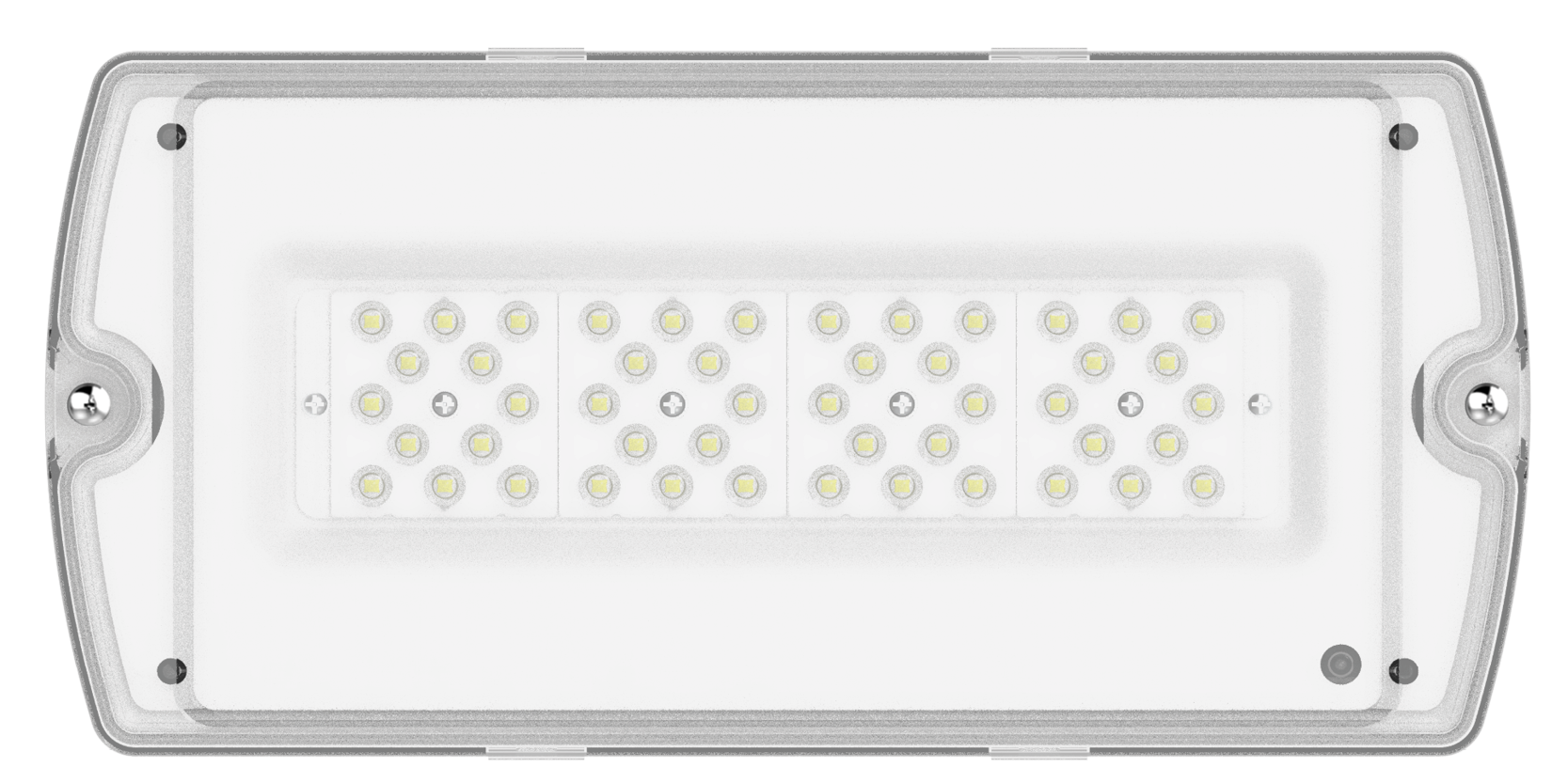 Kosnic MAH0804/ST Manot Hilux 8W LED Self-Test Emergency Bulkhead 6500K IP65 White