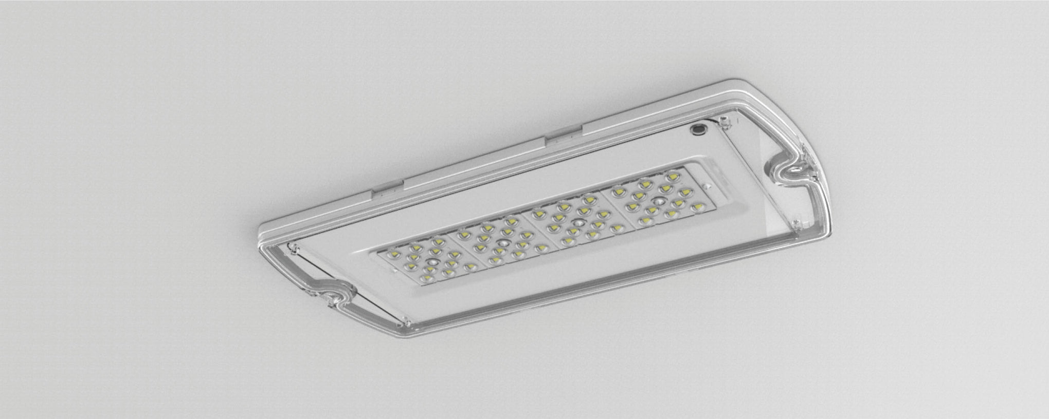 Kosnic MAH0804/ST Manot Hilux 8W LED Self-Test Emergency Bulkhead 6500K IP65 White