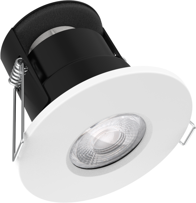 Kosnic MAU/GU10 Mauna Fire Can GU10 Fixed Downlight Can IP65 White (lamp not included)