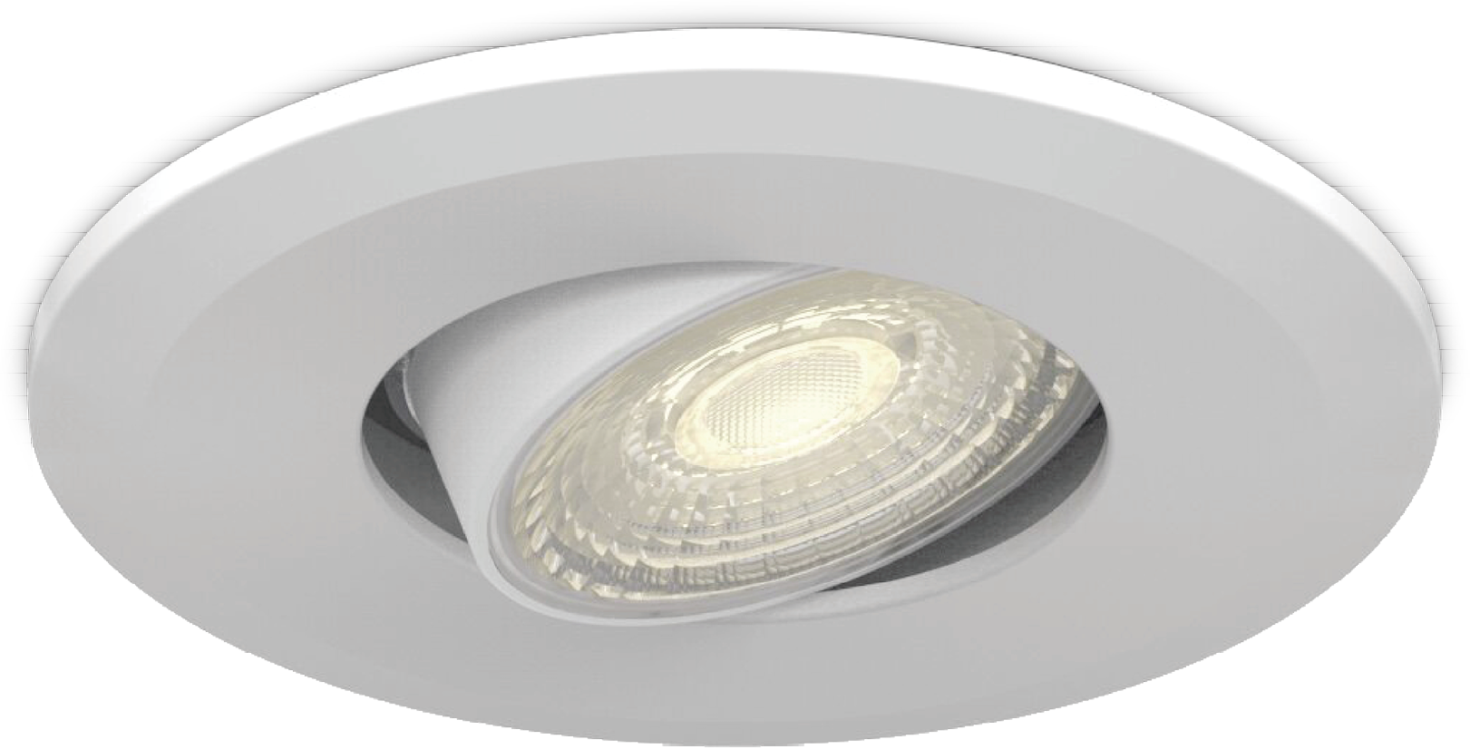 Kosnic MAU306TW Mauna Plus Tilt 4.5W / 6W CCT Dimmable LED Downlight White