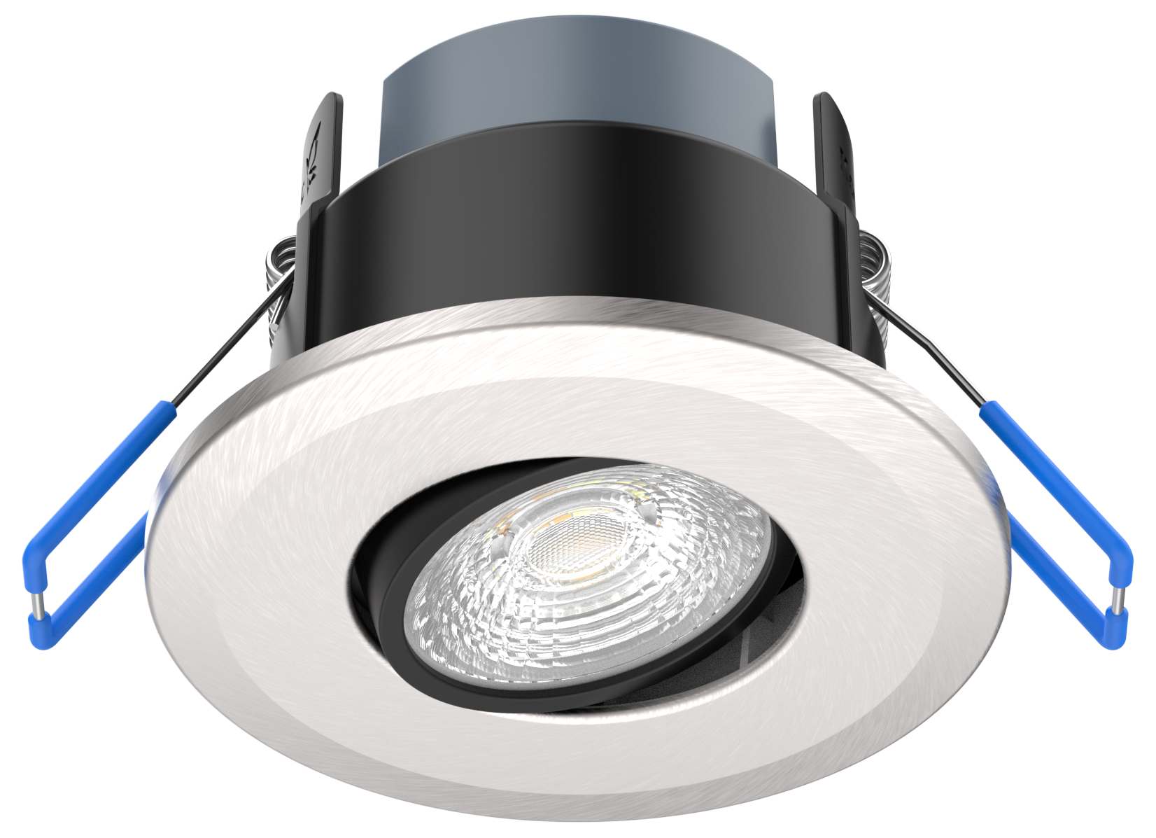 Kosnic MAU206TB Mauna Plus Tilt 4.5W / 6W CCT Dimmable LED Downlight Black