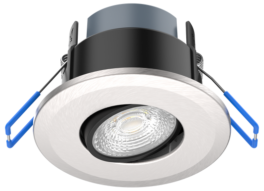 Kosnic MAU206TB Mauna Plus Tilt 4.5W / 6W CCT Dimmable LED Downlight Black