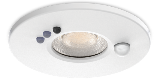 Kosnic MAUPIR07 Mauna Sensor 7W CCT Dimmable LED Downlight with PIR Sensor IP65 White