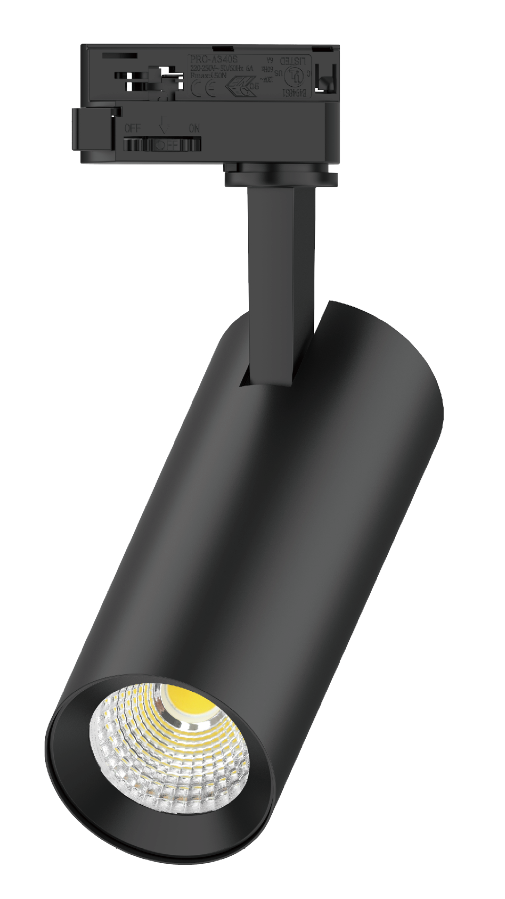 Kosnic MES3W10-SSCT-BLK Mesa 10W CCT LED Track Spotlight for 3 Wire Track Black