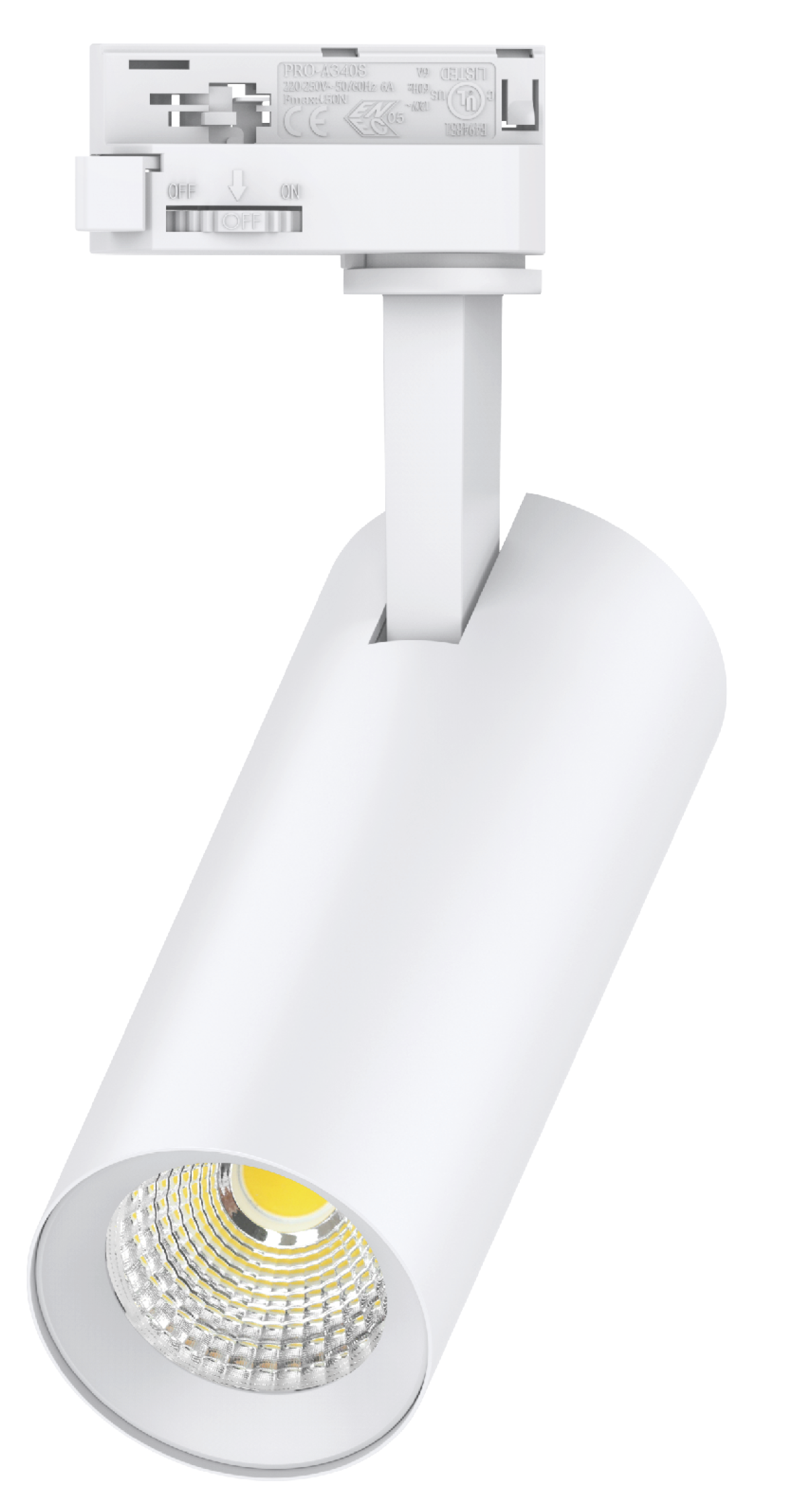 Kosnic MES3W10-SSCT-WHT Mesa 10W CCT LED Track Spotlight for 3 Wire Track White