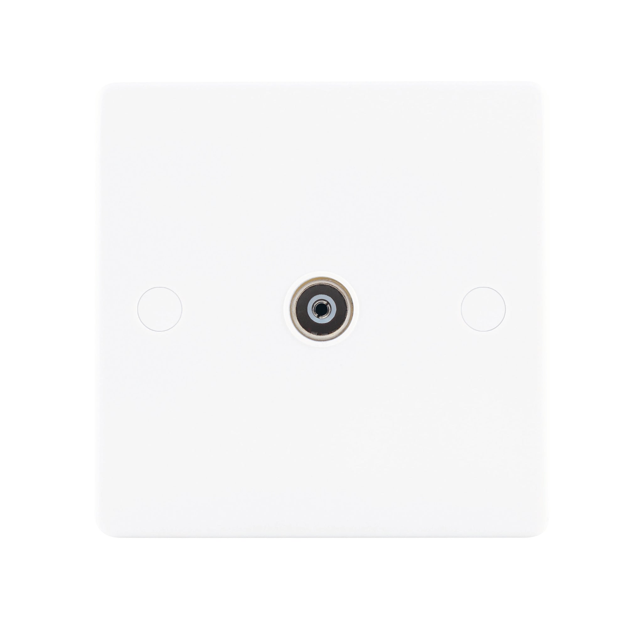 Niglon NCS1 1 Gang TV Outlet White Moulded